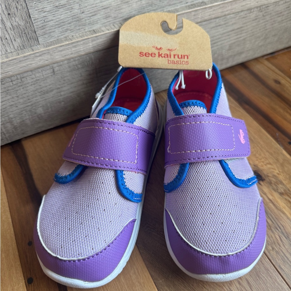 See Kai Run Purple and Blue Slip-On Sneakers